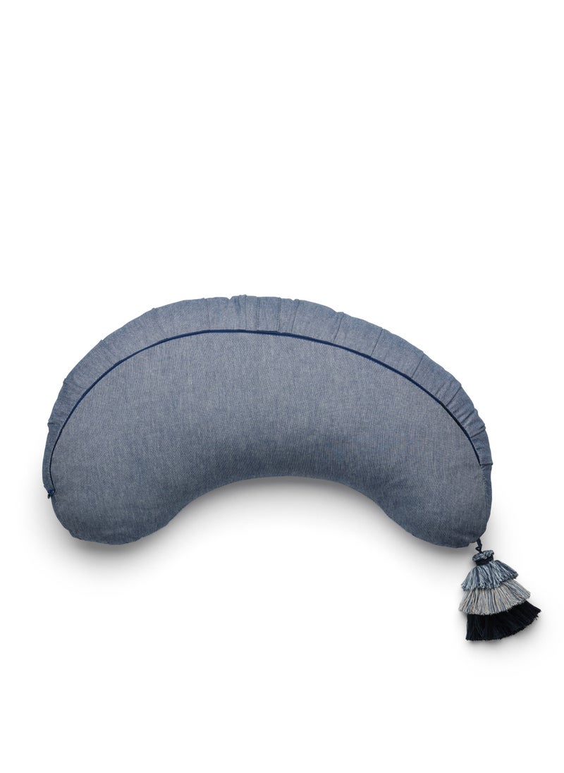 DockATot Nursing Pillow 	Indigo Chambray  - Image 1