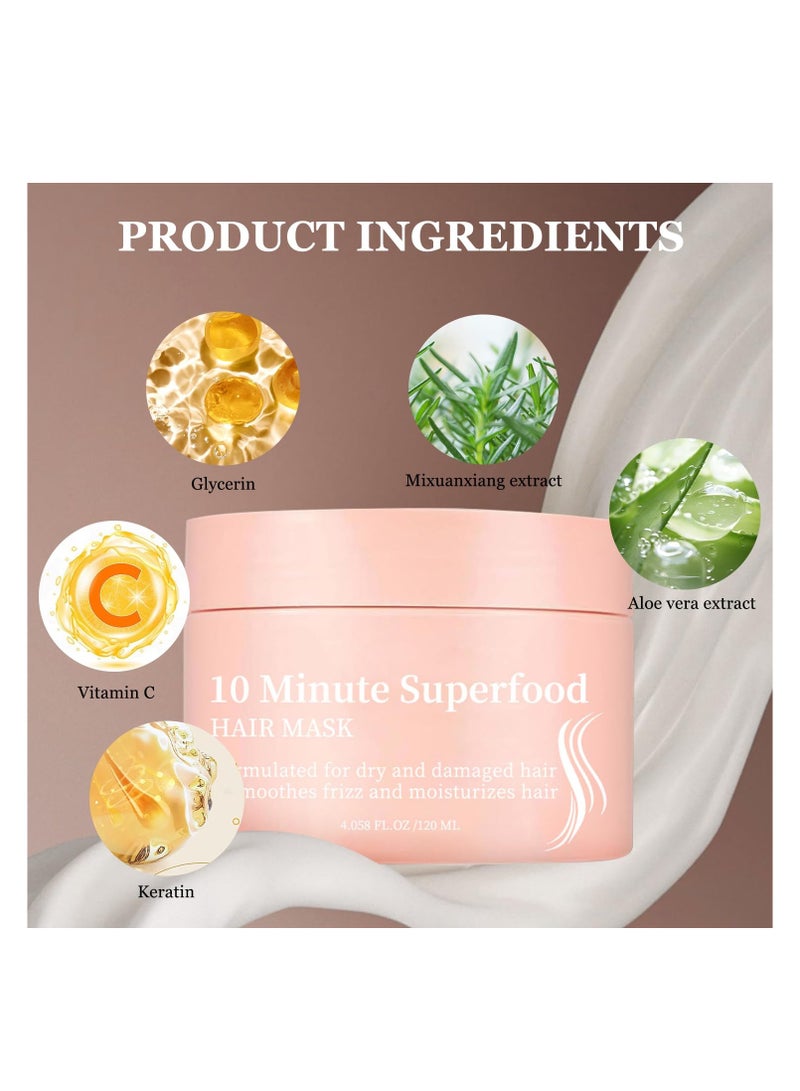 KASTWAVE Vitamin Infusions Hair Mask, Daily Repair for Damaged Hair, Moisturizing Hair Mask for Damaged Hair, Hair for Thicker, Fuller and Shiny Hair, 10 Minute Deep Repair - Image 4