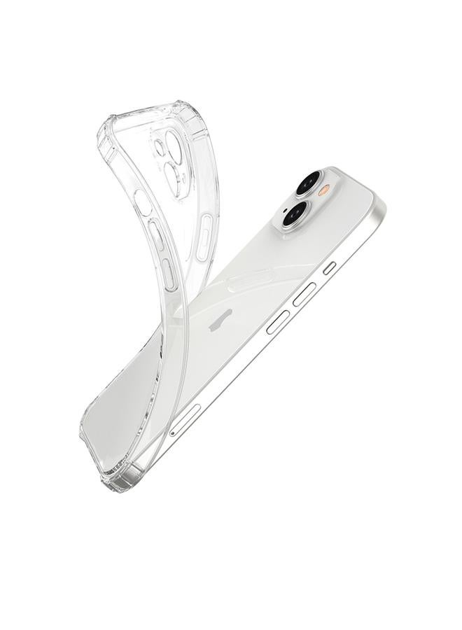 S-TOP Case For iPhone 15 Four-Corner Shockproof Clear TPU Phone Case - Image 3