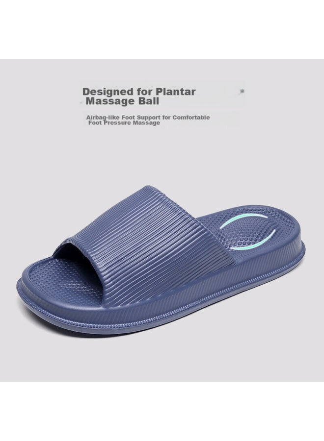 GUOLUOFEI Guoluofei Thick-soled Anti-slip Bathroom Slippers For Men And Women, Summer Shower Sandals, Yellow, Size 36-37  - Image 3