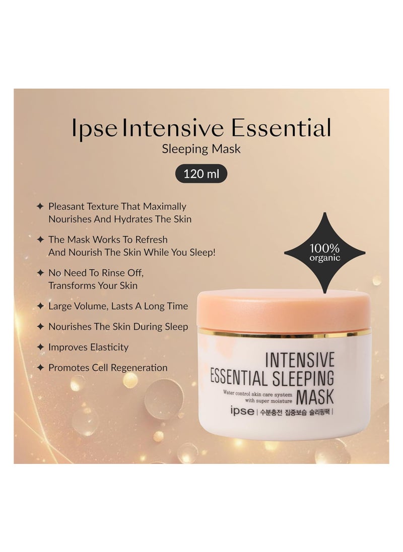 Ipse Premium Korean Face Skin Care Anti Aging Sleeping Mask Overnight - Anti Wrinkle, Hydrating & Moisturizing Gel - for Dry & Sensitive Skin  - Image 2