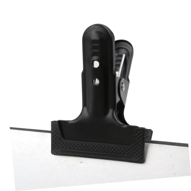 Professional Photography Backdrop Clamps 4Pcs Black 11X8X7CM Secure Background Cloth Grip Tool - Image 5