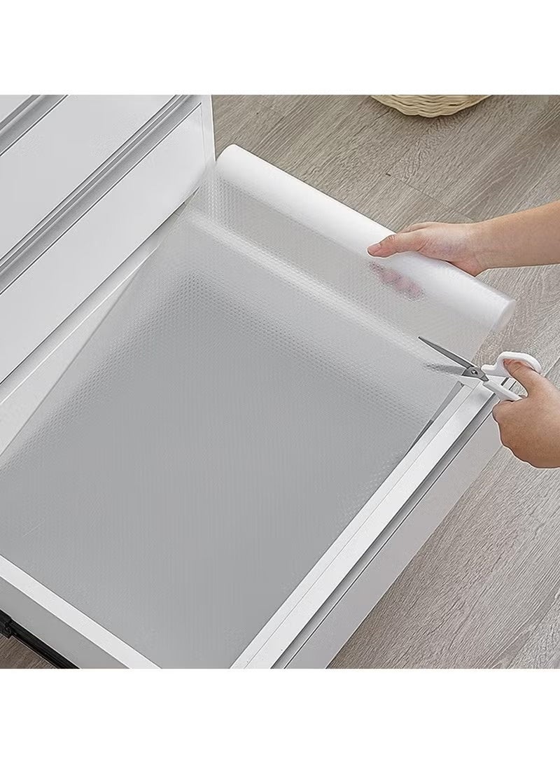 رول مفرش سيليكون لرفوف و أدراج المطبخ و الدواليب والمكاتب قابل للغسيل بخامة عالية الجودة 1متر - Image 3