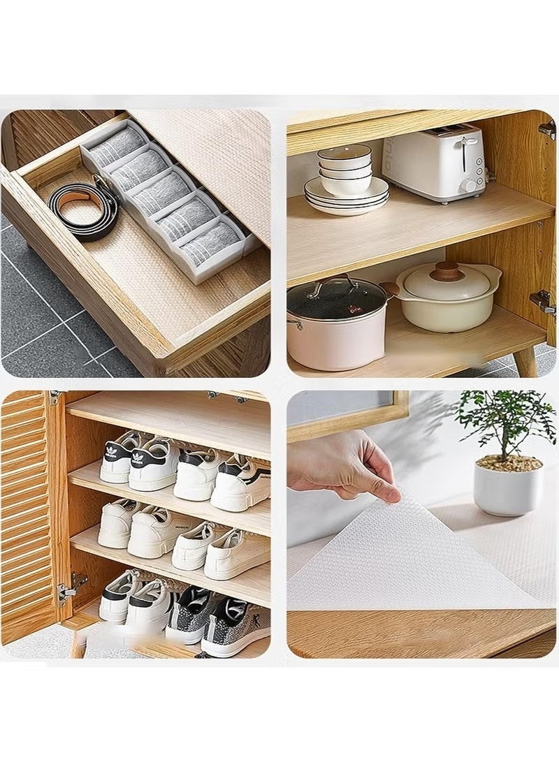 رول مفرش سيليكون لرفوف و أدراج المطبخ و الدواليب والمكاتب قابل للغسيل بخامة عالية الجودة 1متر - Image 2