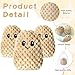 RoundFunny 6 Sets Mini Knitted Wool Potato Gift Funny Crochet Plush Potato with Positive Card Cute Support Gift for Friend Office Birthday Baby Shower Party Decor Classic - Image 4