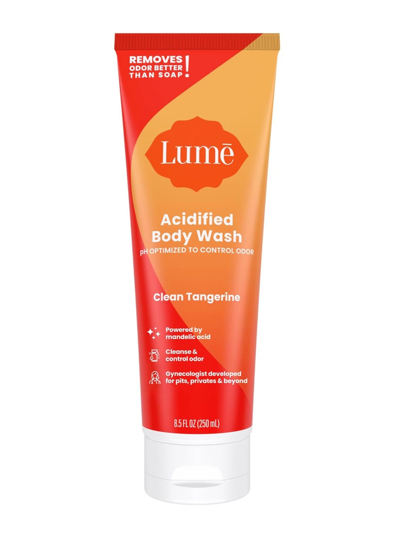 Lume Acidified Body Wash Peony rose 8.5oz Cleanse & Control Odor SEALED