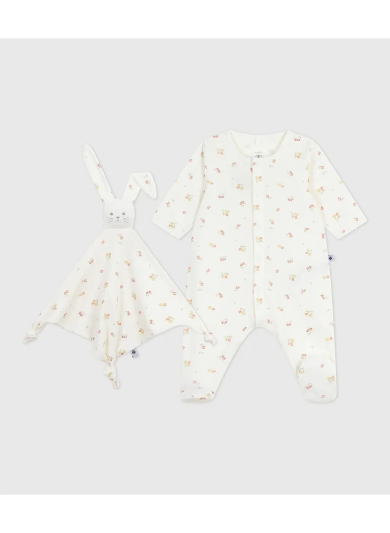 بيتي باتو Newborn babies' floral-print cotton gift set