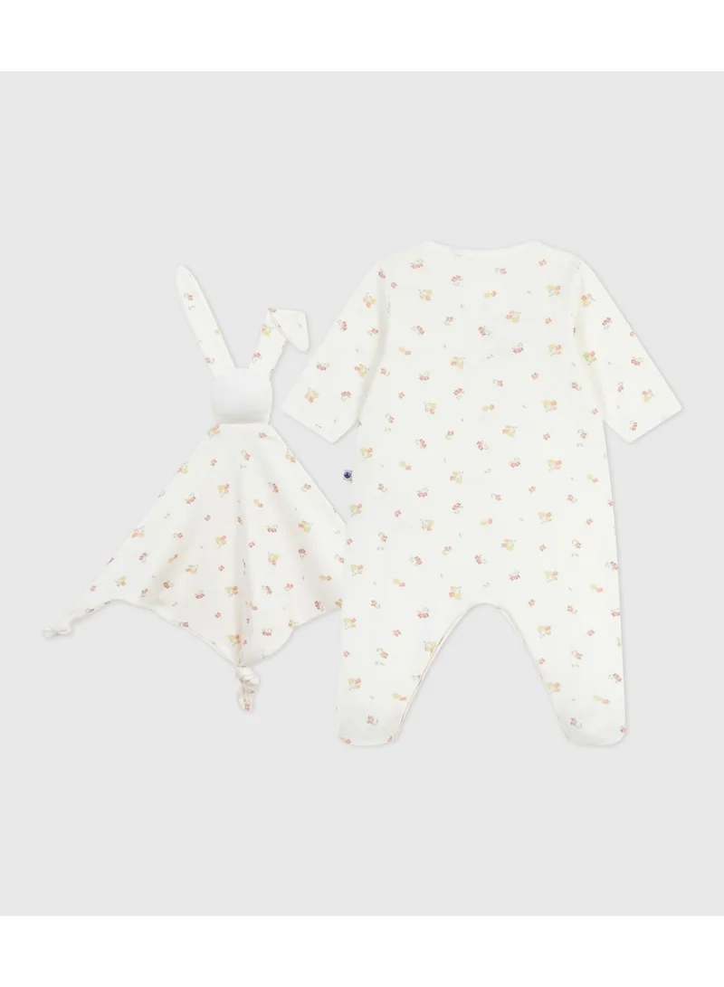 بيتي باتو Newborn babies' floral-print cotton gift set