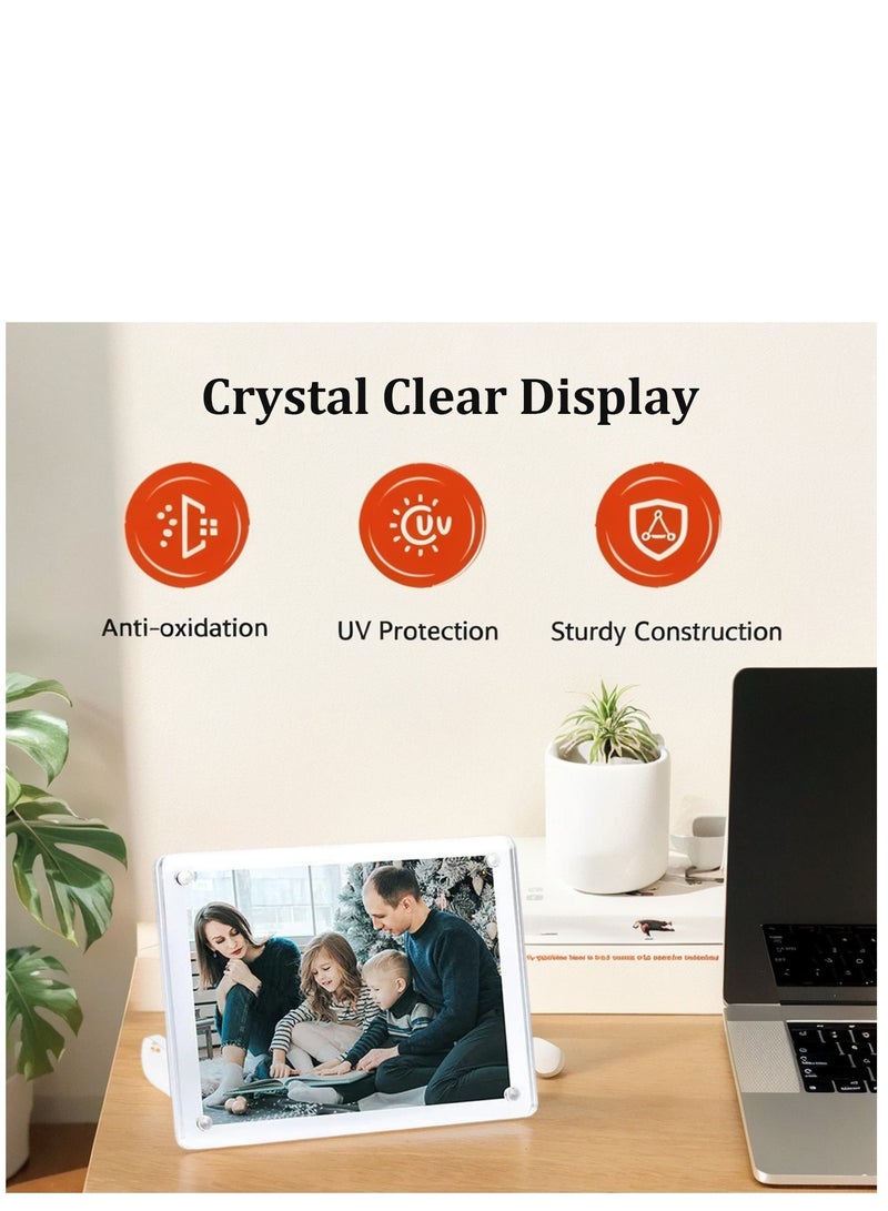 إطار صور مزدوج الجوانب من الأكريليك مع مغناطيس - عبوة من 2 - Image 5