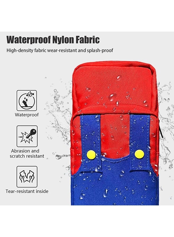 ShebSheb Cute Crossbody Bag  for Nintendo Switch/2/Lite/OLED, Small Sling Portable Waterproof Backpack Carrying Crossbody Shoulder Chest Gaming Bag Case for NS SD Console Dock Joy-Cons Accessories Storage  - Image 4