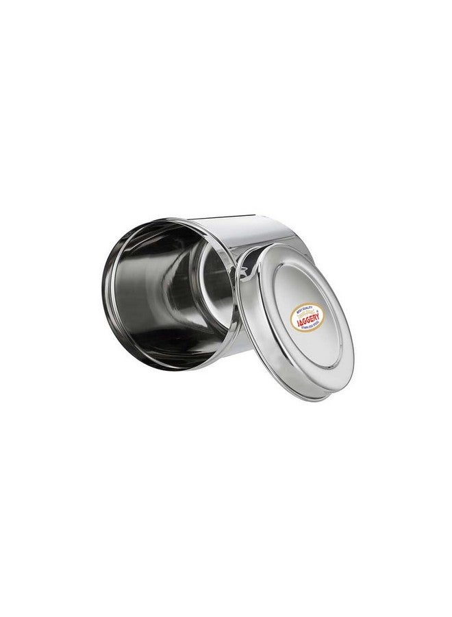 JAGGERY® Stainless Steel Tall Container, Ubha Dabba (Set of 6) (Dia_8 cm, Height_ 11 cm, Capacity_ 350 ml) - Image 2