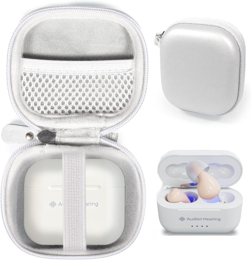 Protective Case for Hearing Aid - White