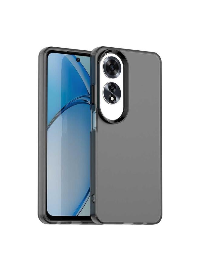 جراب هاتف OPPO A60 Global Candy PC Hybrid TPU مقاوم للصدمات (أسود)