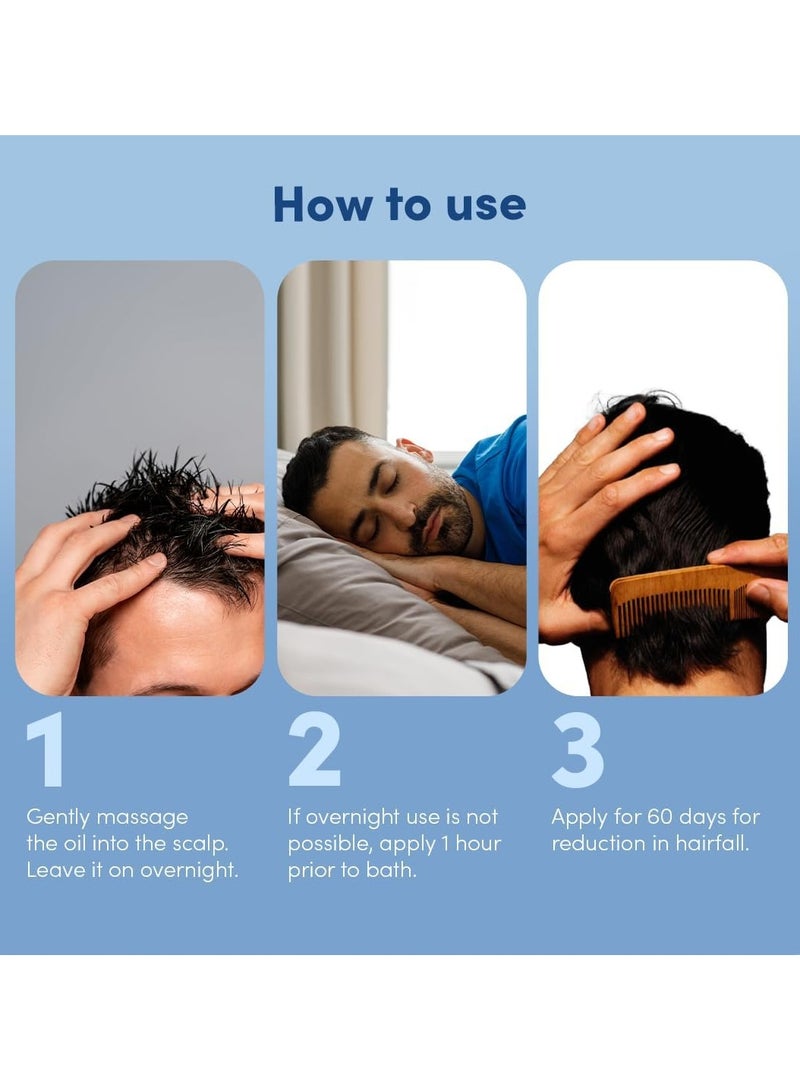 Man Matters Hair Oil With Rosemary, Onion, Bhringraj, Shikkai Hair And Protects Shine - Image 4