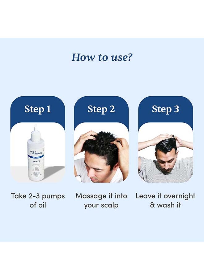 Man Matters - Hair Oil With Rosemary, Onion, Bhringraj, Shikkai Hair And Protects Shine - Image 1