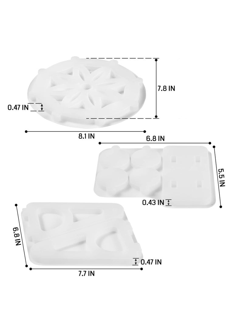 SYOSI, Ferris Wheel Resin Molds, Crystal Silicone Molds for Photo Display, Resin Casting Mold for DIY Art Craft, Movie Star and Idols Desktop Display, Home Decoration, Fans Gift - Image 2