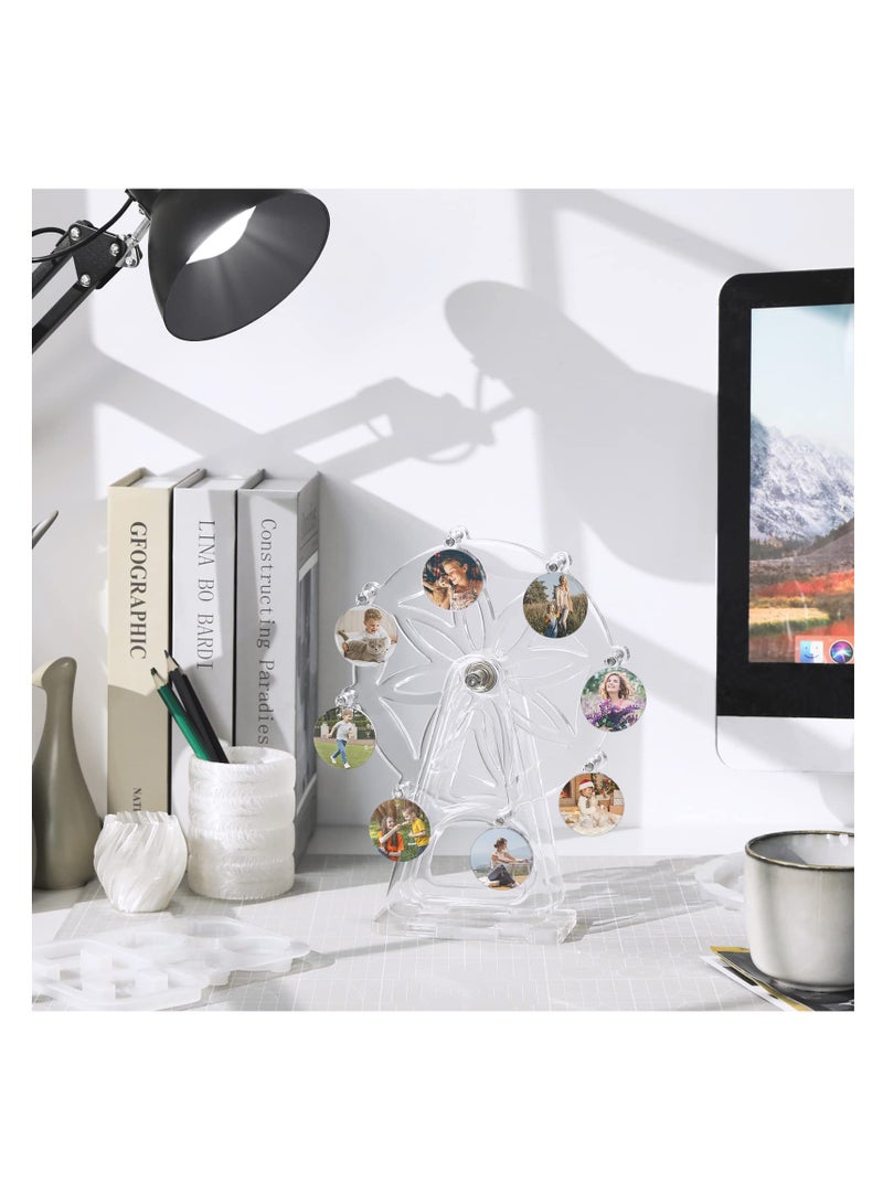 SYOSI, Ferris Wheel Resin Molds, Crystal Silicone Molds for Photo Display, Resin Casting Mold for DIY Art Craft, Movie Star and Idols Desktop Display, Home Decoration, Fans Gift - Image 5