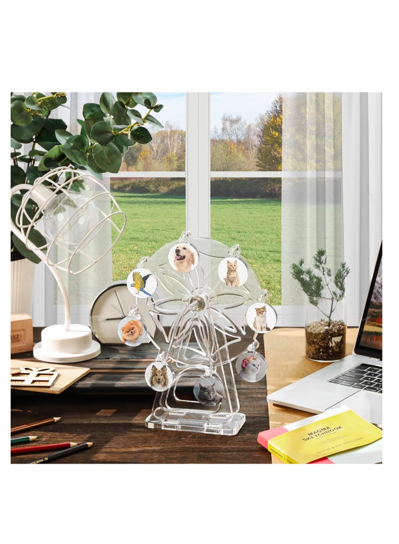 SYOSI, Ferris Wheel Resin Molds, Crystal Silicone Molds for Photo Display, Resin Casting Mold for DIY Art Craft, Movie Star and Idols Desktop Display, Home Decoration, Fans Gift - Image 4