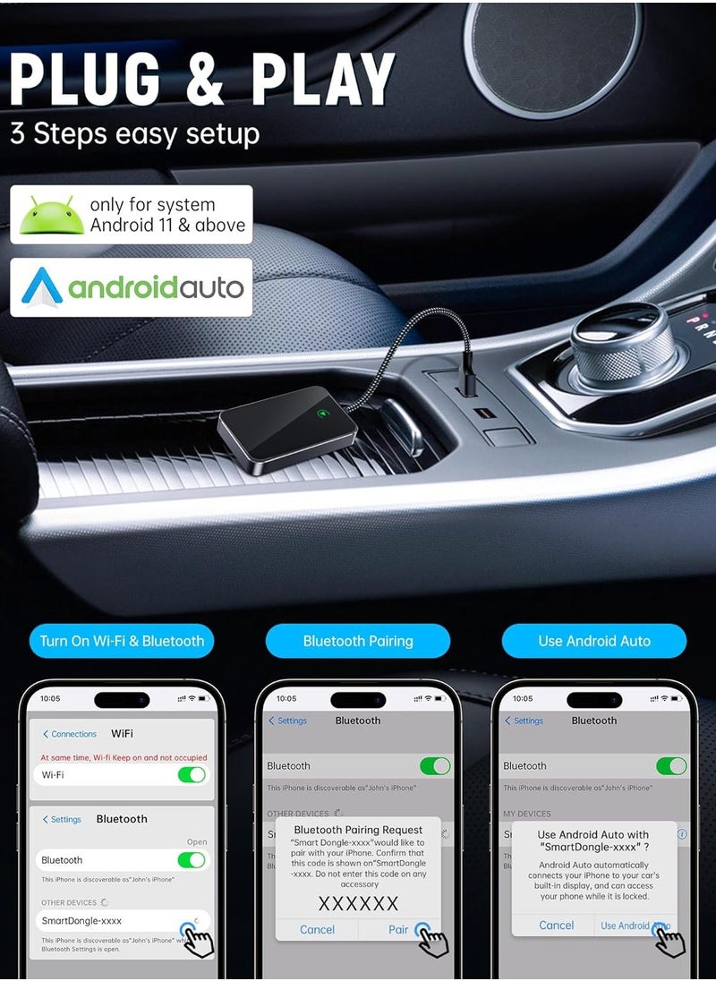 Generic - CarPlay Wireless Adapter -Wireless Stable Fast Connection for Convert Factory Wired to Dongle Cars iPhone - No Latency from iOS 10+ - Image 1