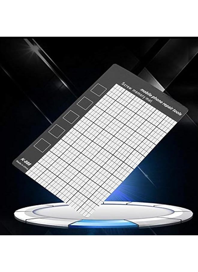 Generic - Magnetic Screw Pad Memory Mat for Repair Tools Screw Small Parts Work Mat Peg Board Preventing The Small Screws from Getting Lost and Unorganized - Image 1