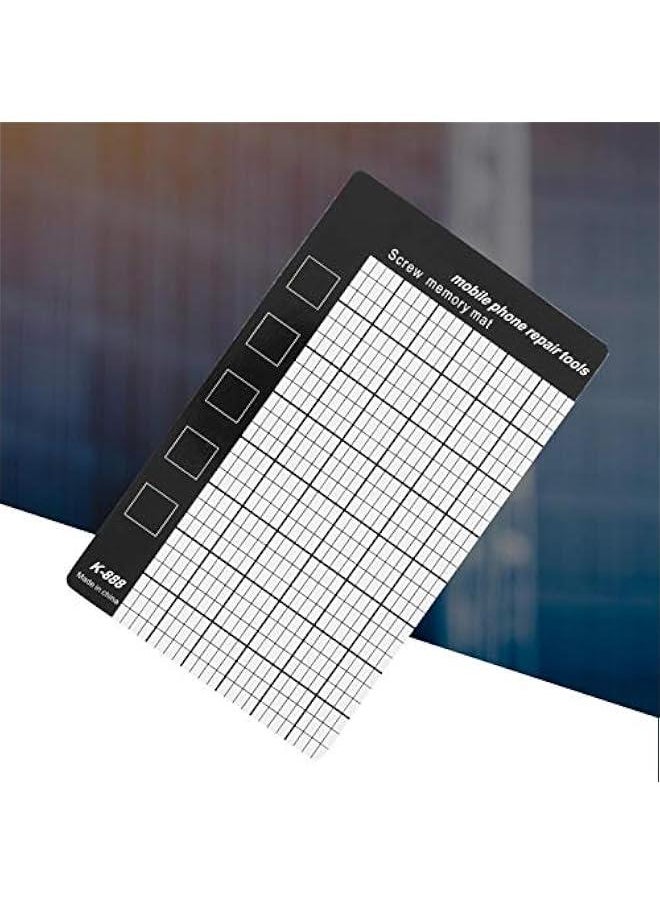 Generic - Magnetic Screw Pad Memory Mat for Repair Tools Screw Small Parts Work Mat Peg Board Preventing The Small Screws from Getting Lost and Unorganized - Image 1