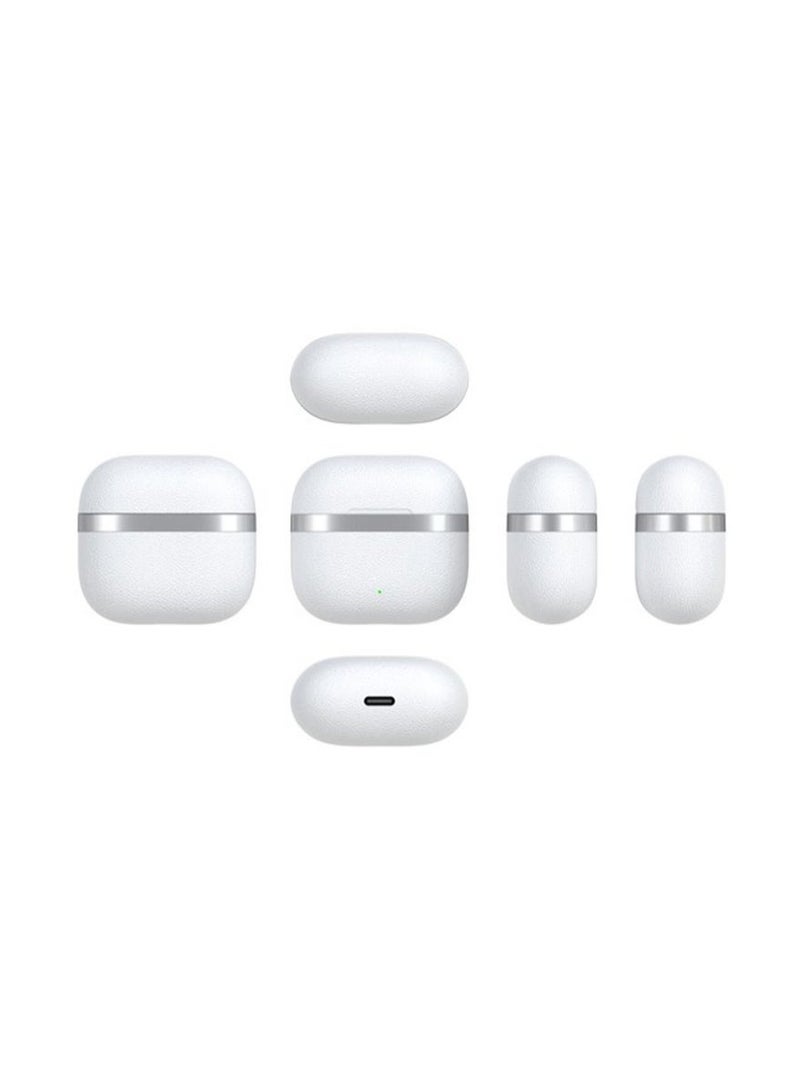 Oteeto OT204 Mini Sound Earbuds | Hi-Fi Stereo Audio, Multi-Functional Touch Sensor, Built-in Microphone, Bluetooth Connectivity & Long Battery Life – Compact Wireless Earbuds for Mobiles & Tablets – White - Image 4