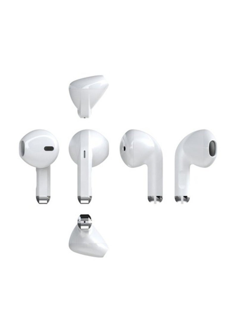 Oteeto OT204 Mini Sound Earbuds | Hi-Fi Stereo Audio, Multi-Functional Touch Sensor, Built-in Microphone, Bluetooth Connectivity & Long Battery Life – Compact Wireless Earbuds for Mobiles & Tablets – White - Image 5
