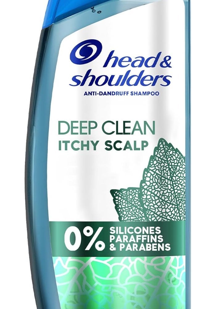 Head & Shoulders Deep Clean For SEVERE Itchy Scalp, Anti-Dandruff Shampoo, Free of Silicones, Parabens and Paraffins, 400 ml