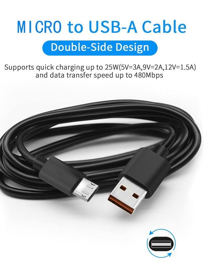 FEIYIU Micro Charger Charging Cable Cord Compatible with for Anker Soundcore Life Q20, Anker Soundcore 2, Mini, Flare Mini Wireless Headphone Speakers -5ft - Image 3