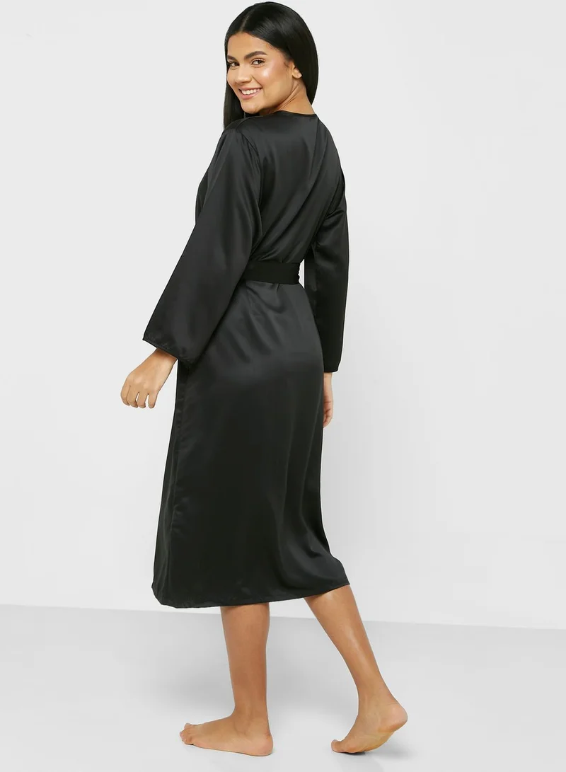 ELLA 2 Piece Pyjama Set Night Robe & Dress