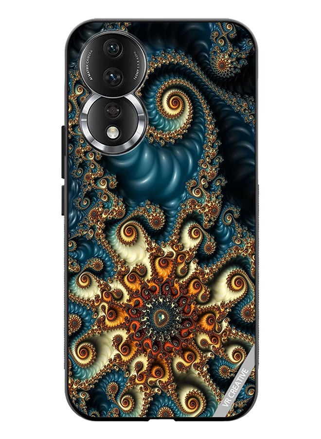 VR CREATIVE Protective Case Cover For Honor 80 Mandala Design Multicolour - Image 1