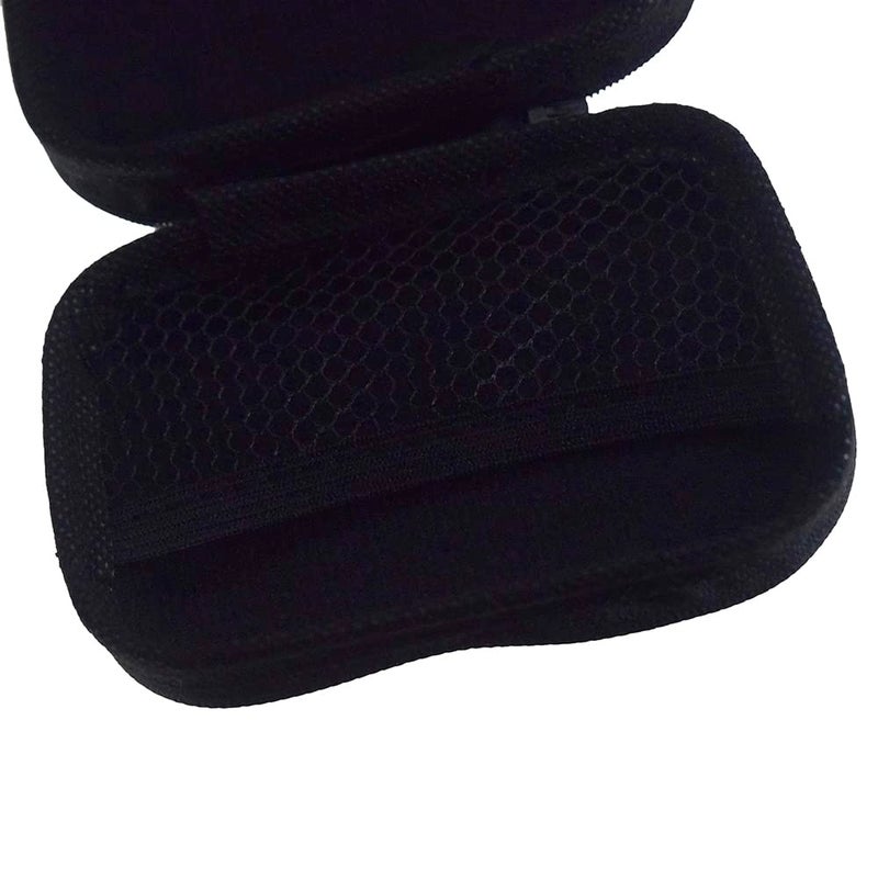 Rangale Portable Storage Hard Case Bag Holder Pouch Earphone Carrying Case for SD TF Card Earphone Headphone Earbuds iPod Bluetooth Headset and Charging Cable (Black) - Image 5