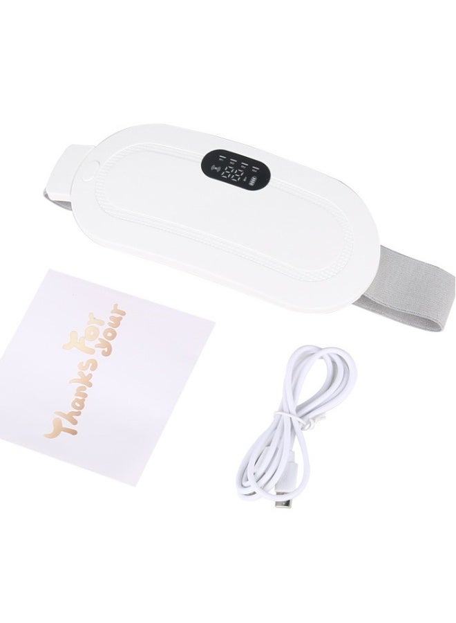 بيوينتي وسادة تسخين محمولة بيضاء لاسلكية لتخفيف آلام الدورة الشهرية، وسادة تسخين للبطن - Image 2