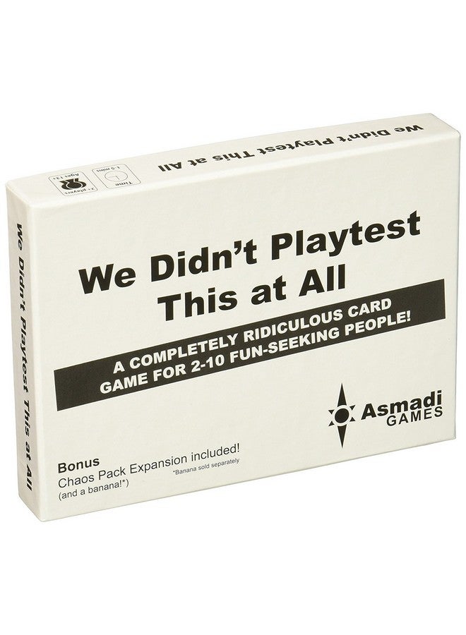 Asmadi Games We Didn't Playtest This at All - with Chaos Pack - Image 1
