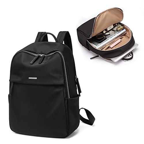GOLF SUPAGS Womens Laptop Backpack with Separate Laptop Compartment Water Resistant Computer Backpacks Fits 14 Inch Notebook Travel Work College Bags (14-Inch, Black) - Image 1