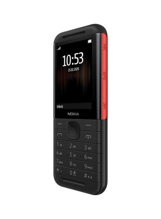 نوكيا هاتف 5310 ثنائي الشريحة، بذاكرة رام سعة 8 ميجابايت وذاكرة داخلية سعة 16 ميجابايت، يدعم تقنية 2G، لون أسود/ أحمر - Image 1