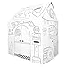 Easy Playhouse Garage  Kids Art and Craft for Indoor and Outdoor Fun Color Favorite Garage Items Decorate and Personalize a Cardboard Fort 32 X 26 5 X 40 5 Age 3 - Image 4