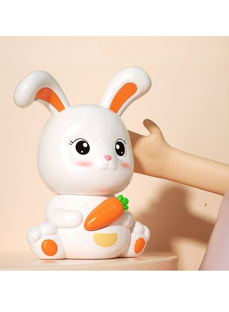 Joyelink Cute Cartoon Rabbit Piggy Bank，Bunny Piggy Bank for Kids, Unbreakable Rabbit Coin Bank, Rabbits Saving Money Banks, Creative Coin Box Money Birthday Gift for Boys Girls - Image 2