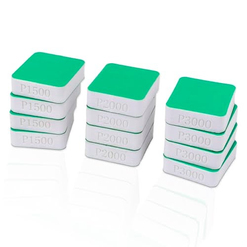 Tool Guy Republic TGR Mini Hand Sanding Blocks for Denibbing PDR - 12 pcs (1500, 2000, 3000 grit) - Image 1
