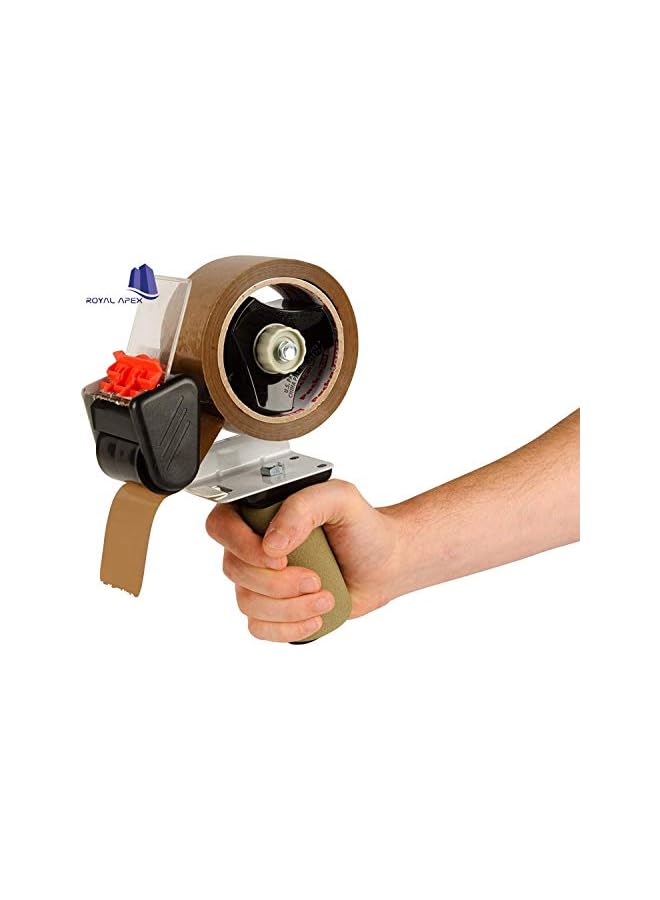 Royal Apex Brown Packaging Tape for Parcels and Boxes - This Brown Packing Tape Provides a Strong, Secure and Sticky Seal for Your Cardboard Boxes and for Moving House (Pack of 2) - Image 2