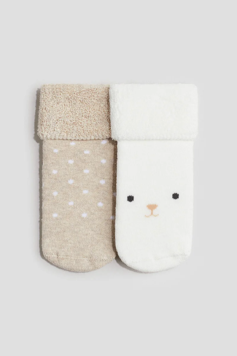 H&M 2-pack terry socks