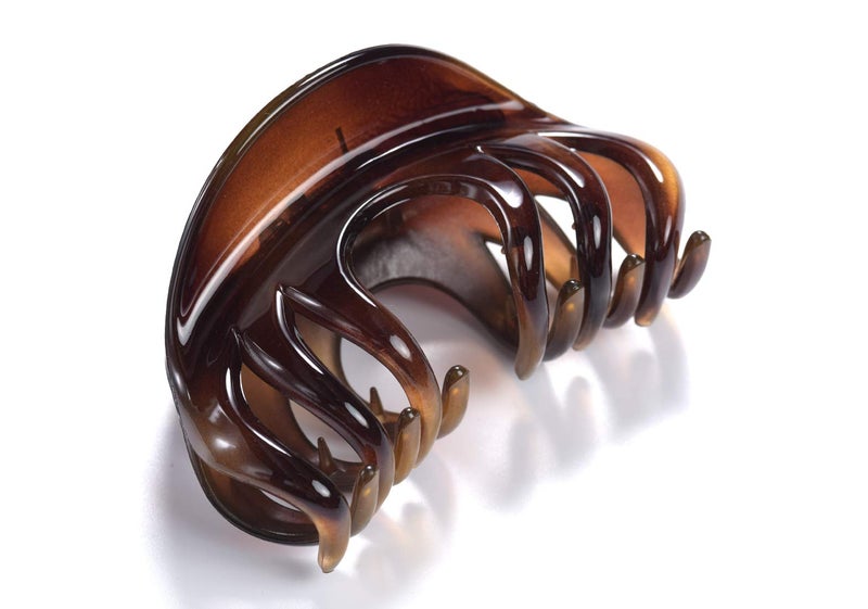 Youxuan 4 Inch Hair Claw for Women, Pretty Clip, Grip for Thick Hair, Coffee - Image 4