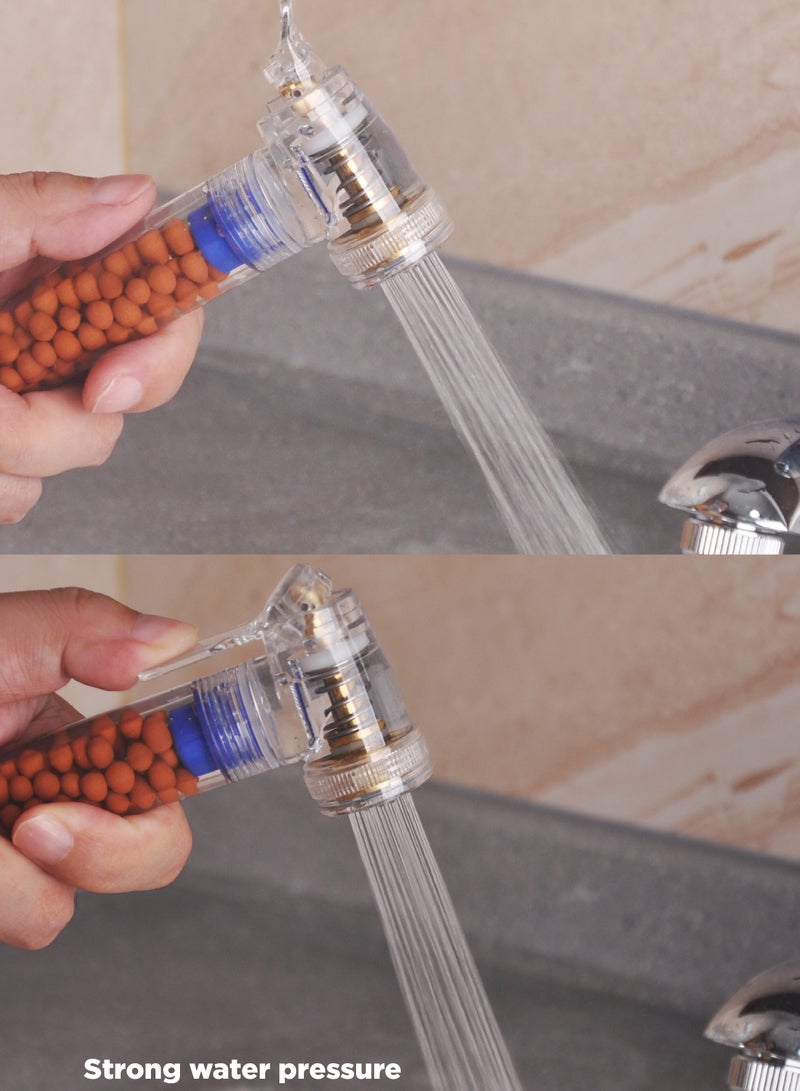 INNOV In Mecca Handheld travel Shattaf with Filter KIT. 2 Meter telescopic water hose. Quick Connectors. 1pc compressed towel tablet. On-the-Go - Image 1