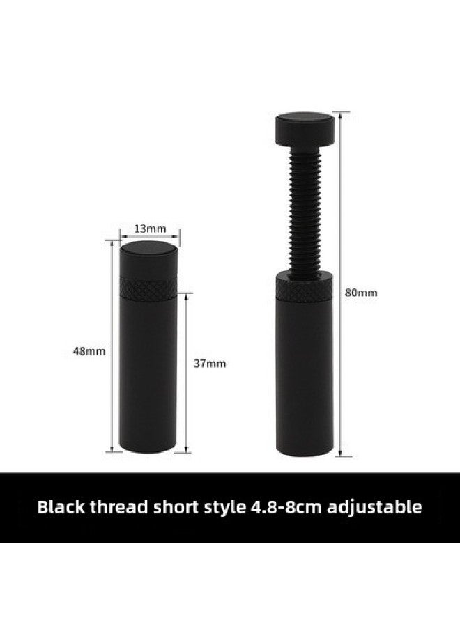 Loquat L8 Video Card Support Frame Sea View Room Chassis 12cm Fan Position Fixed Metal Bracket To Prevent Video Card Sagging Deformation-Color:Black Short Graphics Card Holder  - Image 1