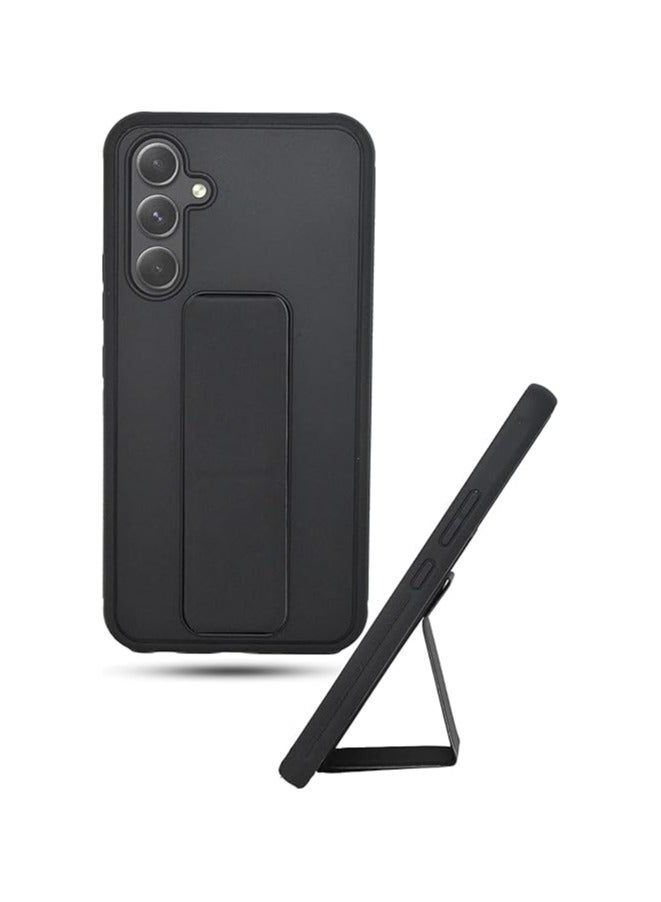 Denx Samsung Galaxy A36 5G And Samsung Galaxy A56 5G Back Stand Case Magnetic Car Holder Soft Silicone Horizontal & Vertical Kickstand Cover Wrist Strap Full protection Case for Samsung Galaxy A36 5G And Samsung Galaxy A56 5G (Black) - Image 5