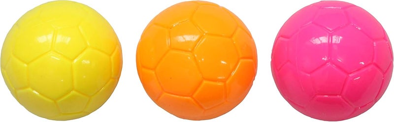 Glow In The Dark Squeaky Football 65mm (Pack of 12)
