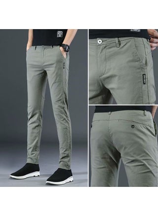 Factory direct men's pants 2021 spring and summer new thin slim straight pants youth versatile stretch casual pants - pzsku/Z54558DDCB397DBA6E3D1Z/45/1746206195/a9738177-1a54-4715-98b4-78fdc82b4a94