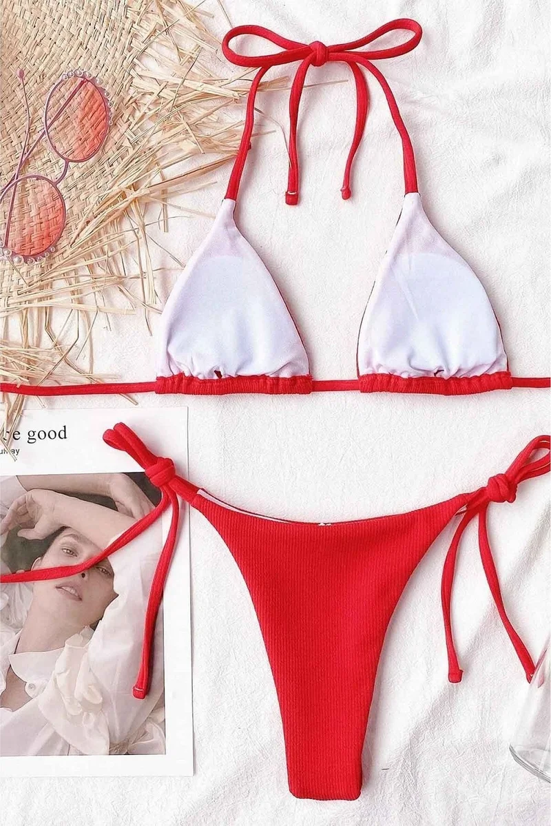 انجلسين Tie-Up Bikini Set