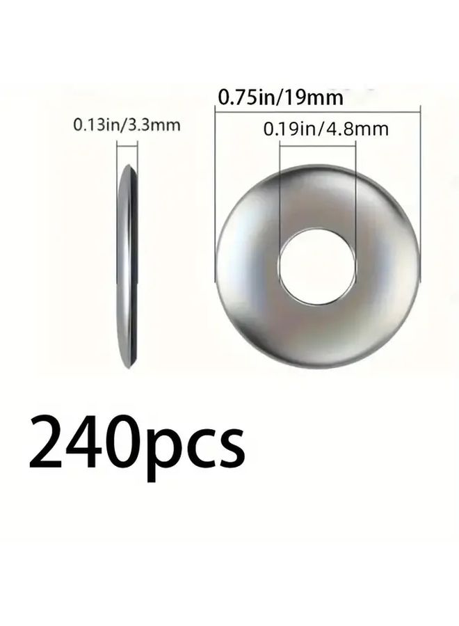 4 8x16mm Self Tapping Screws With Neoprene Washer Set Sealing Rings For Plumbing - Image 2