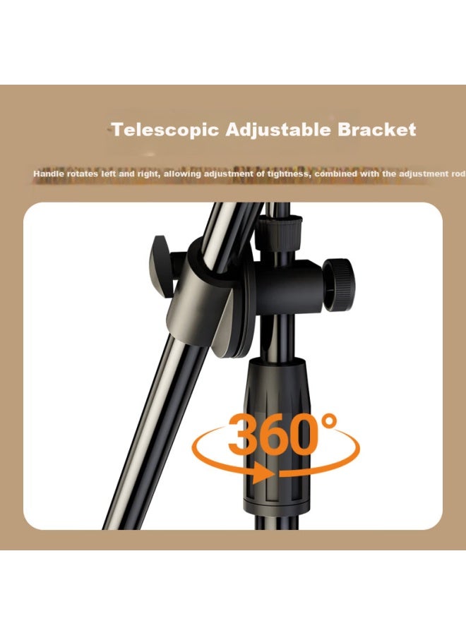 Nintaus Hy-103d Microphone Mobile Phone Tablet Stand Adjustable Floor Lifting Microphone Boom Arm Telescopic Tripod For Aerobics Stage Singing Meeting Speech - Image 3